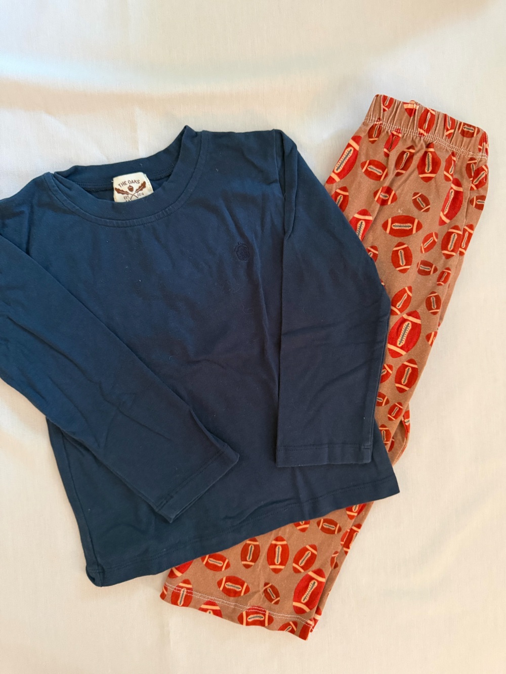 The Oaks Apparel Kids Football Print Set